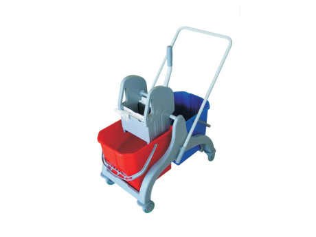 Carrinho duplo de limpeza